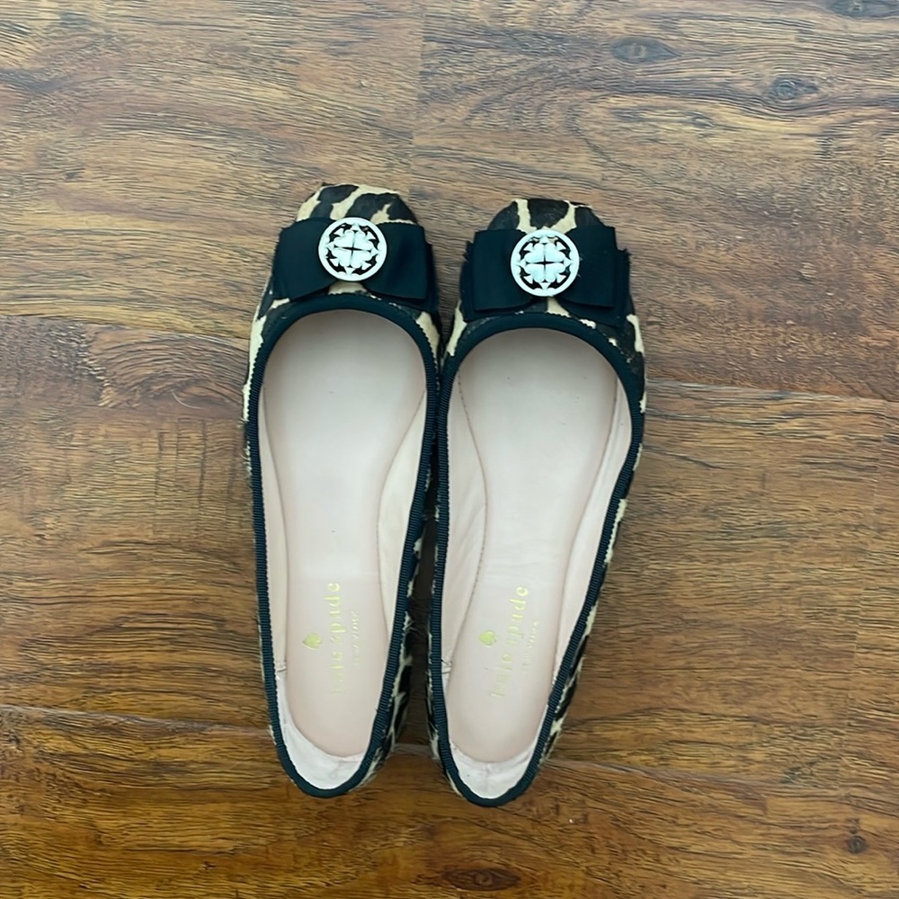 KATE SPADE ♠️ Calf Hair Flats - Picture 2 of 7